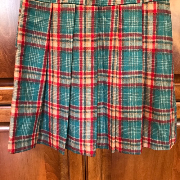 Esley Retro Plaid Wool Dress - Picture 4 of 5